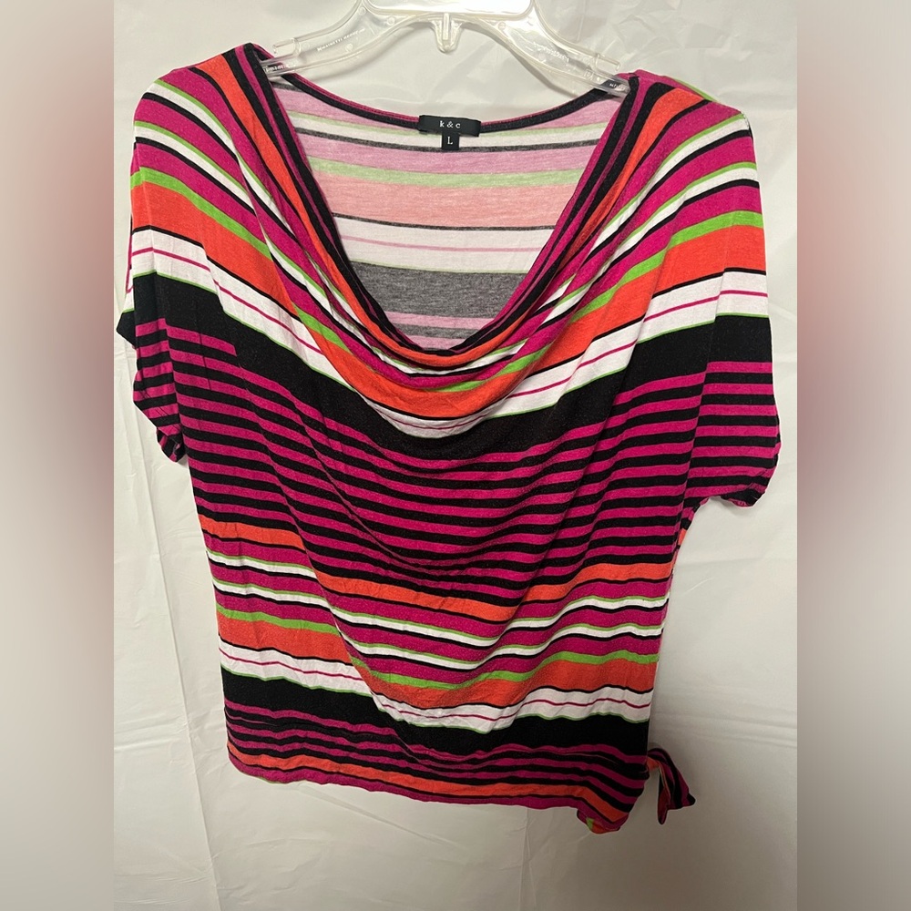K & C Large blouse-slouch neck